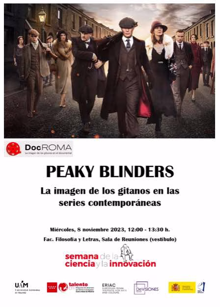 Taller «Peaky Blinders. La imagen de los gitanos en las series contemporáneas»